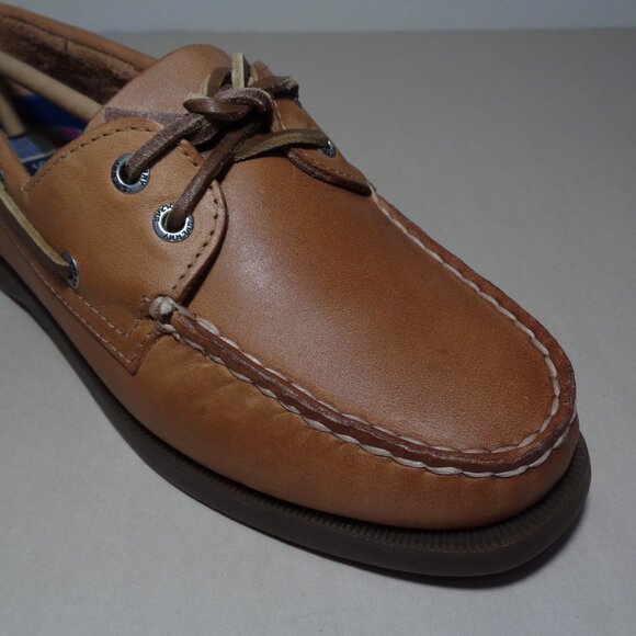 Sperry / Size 7 Wide / AUTHENTIC ORIGINAL 2 EYE / Brown  / New Women's Shoes - Picture 6 of 16